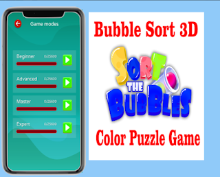 Bubble Sort 3D - Color Puzzle  - Screenshot 2