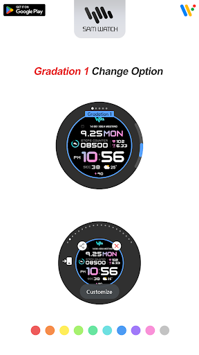 SamWatch PointColor 30 FIT R Screen 2