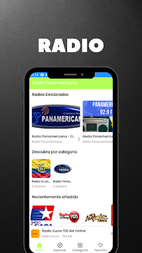 Android application Radio Panamericana 92.9 Fm screenshort