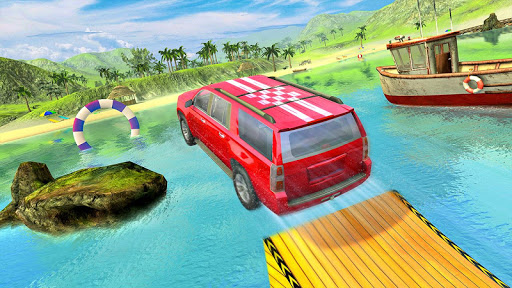 Water Surfer Car Racing Games