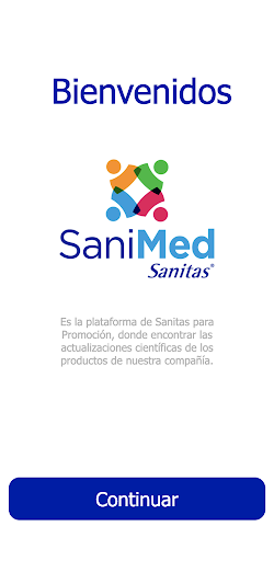 Android application SaniMed Sanitas screenshort