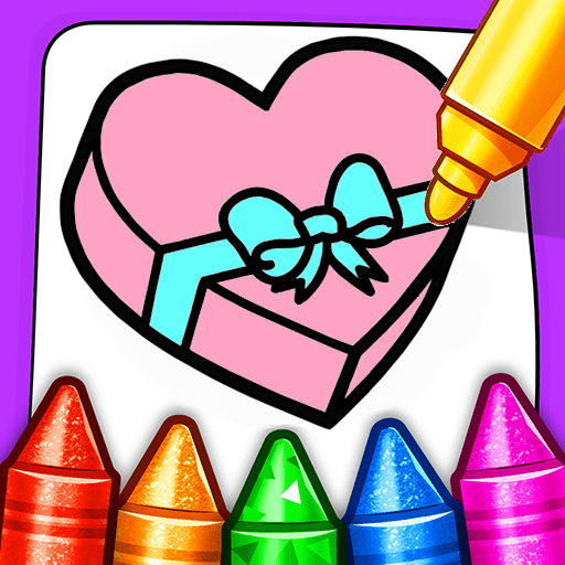 Valentine Day Coloring Book