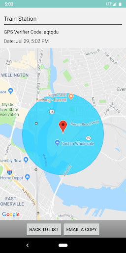 GPS Verifier Screen 2