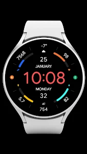 Cadran de la montre Pixel