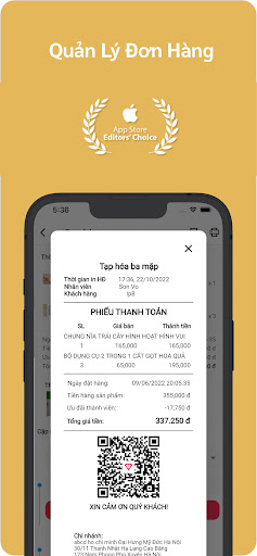 Tích Điểm Merchant Screen 2