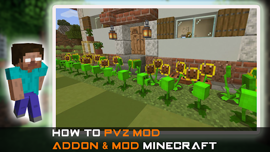 Captura 2 PvZ Mod Addon For Minecraft android