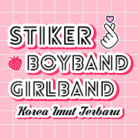 Stiker Boy Band and Girl Band Ko