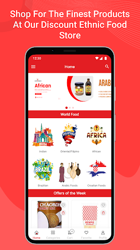 Android application Domomart screenshort