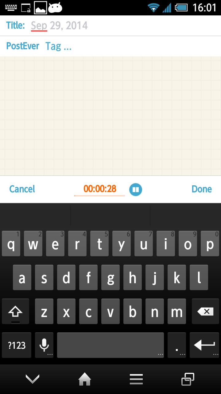Android application PostEver 2 screenshort