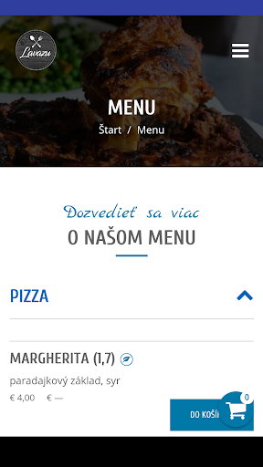 Android application Lavazu screenshort