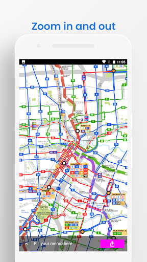 Houston Bus Map Offline Screen 3