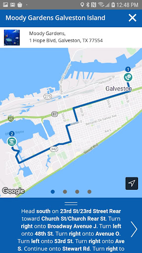 Screenshot of Visit Galveston
