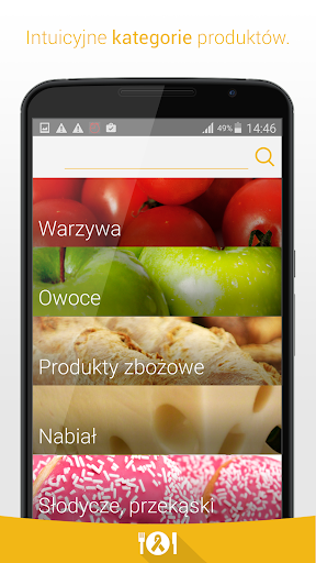 Android application Indeks Glikemiczny screenshort