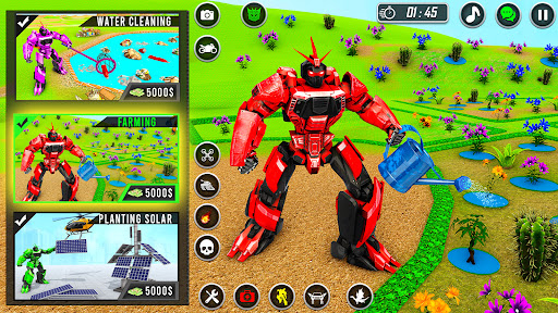 Dino Robot - Car Robot Games screenshot 6