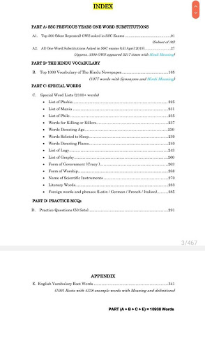 TheBlack BookEnglishVocabulary Screen 3