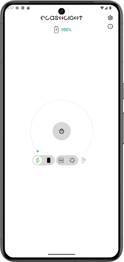 Android application Flashlight screenshort