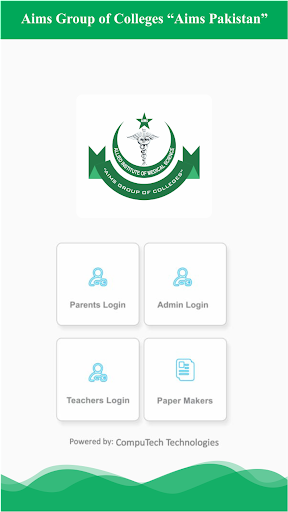 Android application AIMS GROUP OF COLLEGES screenshort