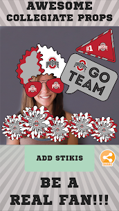 Ohio State Buckeyes Selfie Stickers New Apk 5