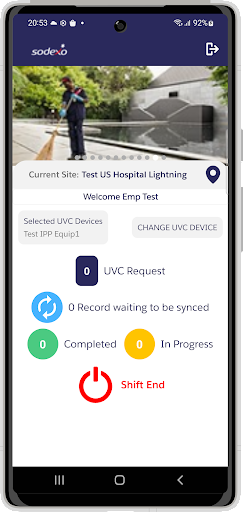 Android application Infection Prevention App screenshort