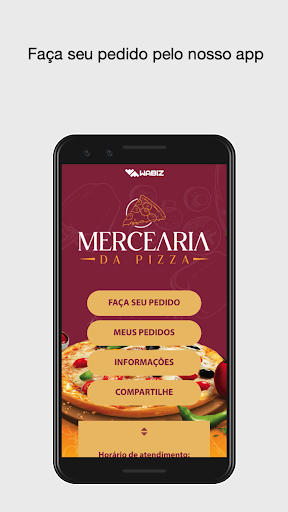 Android application Mercearia da Pizza screenshort