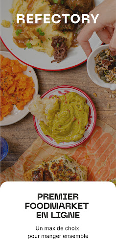 Android application REFECTORY - FOOD MARKET screenshort