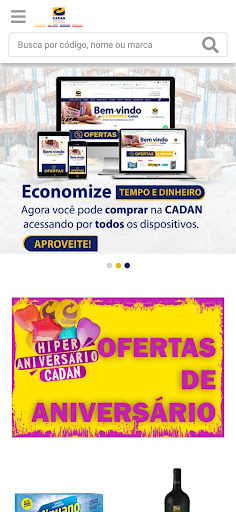 Android application Cadan Distribuição screenshort
