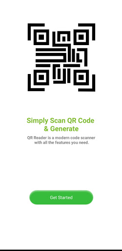 QR Barcode Scanner & Generator Screen 2