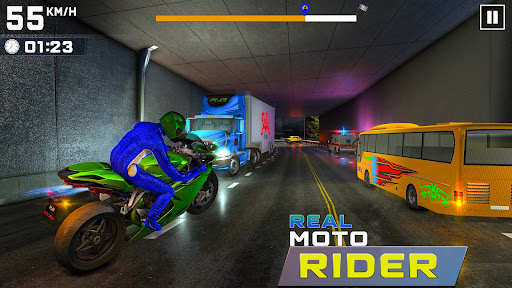 Moto Rider Bike Racing Stunter Screen 2