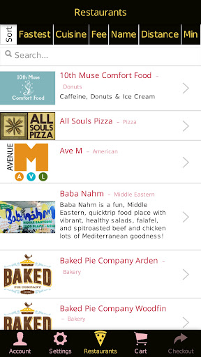 Android application Kickback AVL screenshort