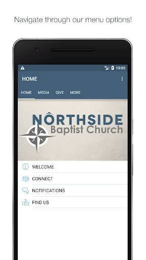 Android application Northside Baptist GSO screenshort