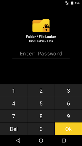 Android application FileSafe - Hide File / Folder screenshort