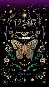 Butterfly In Galaxy- Wallpaper