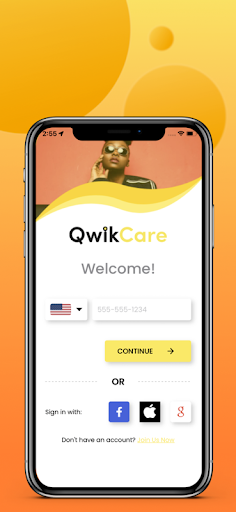 Android application QwikCare User screenshort