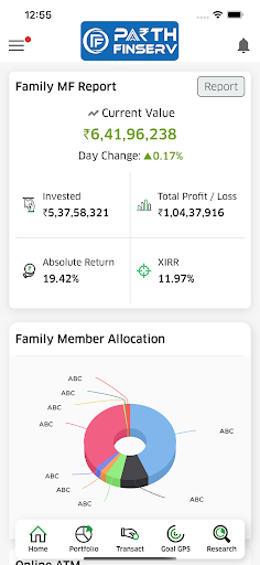 Android application PARTH FINSERV screenshort