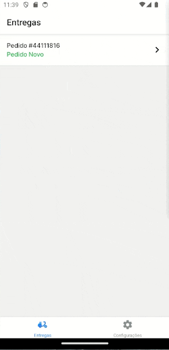 Android application Delivery Direto Entregadores screenshort