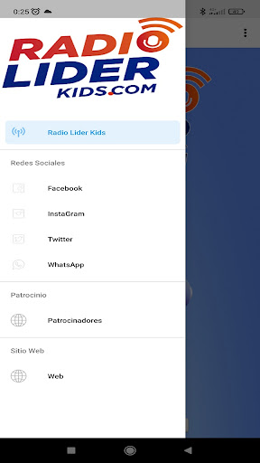 Android application Radio Lider Kids screenshort