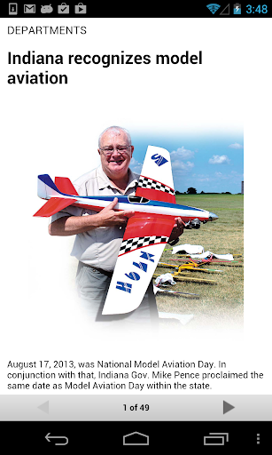 Model Aviation Magazine Screen 3