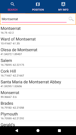 Montserrat GPS Nautical Charts Screen 2