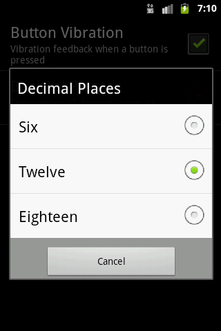 SimpleCalc Calculator Screen 2