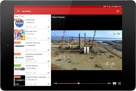 FilmOn EU Live TV Chromecast Screenshot