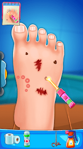Captura 8 Juego de doctor de pies android