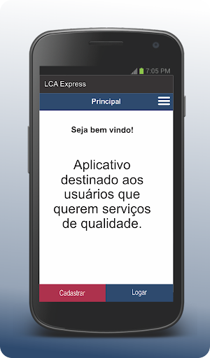 Android application Lca Express - Cliente screenshort