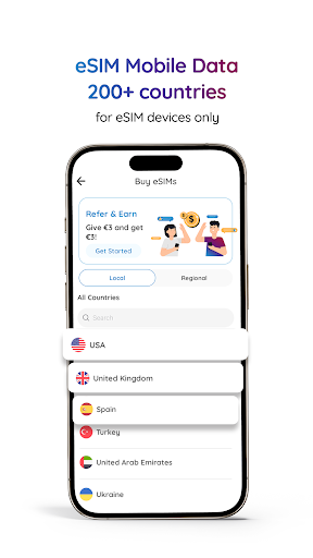 Numero eSIM: Virtual Number Screen 3
