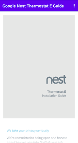 Google Nest Thermostat E Guide 2.1 APK + Mod (Unlimited money) إلى عن على ذكري المظهر
