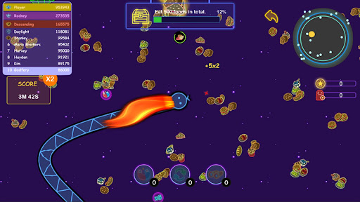 Snake Neon: Hunry IO Game Screen 2