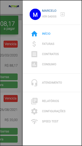 Android application Ativa Fibra screenshort
