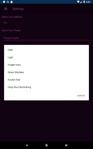 Android application Info for Warframe screenshort