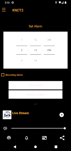 Android application Nest FM screenshort