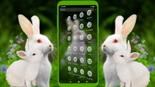 White Rabbit Launcher Theme Screen 2
