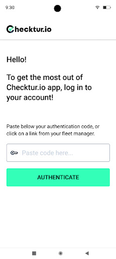 Android application Checkturio screenshort